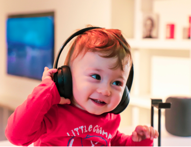 Boy with headphones