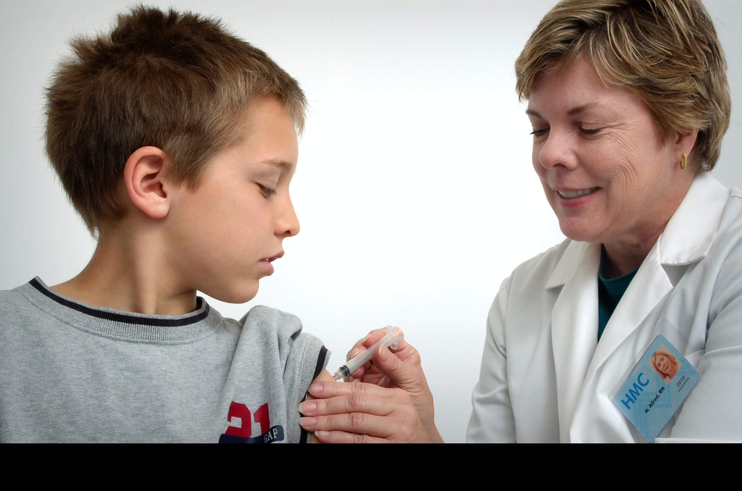 Child getting shot/vaccine